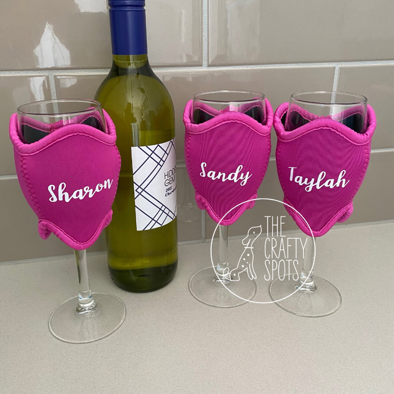 Wine glass hot sale stubby holder